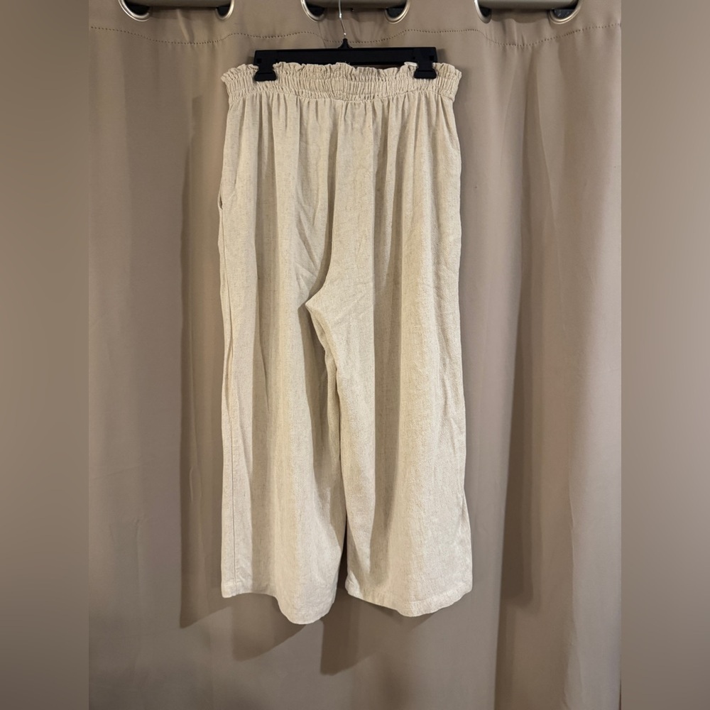 Women’s Tan Jasambac Wide Leg Capris